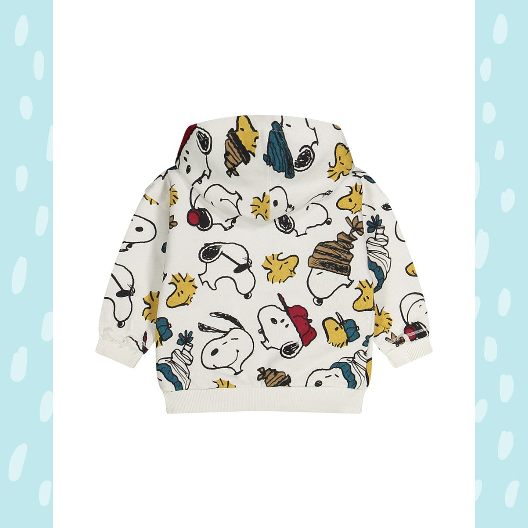 Snoopy Boy - Felpa con cappuccio e zip