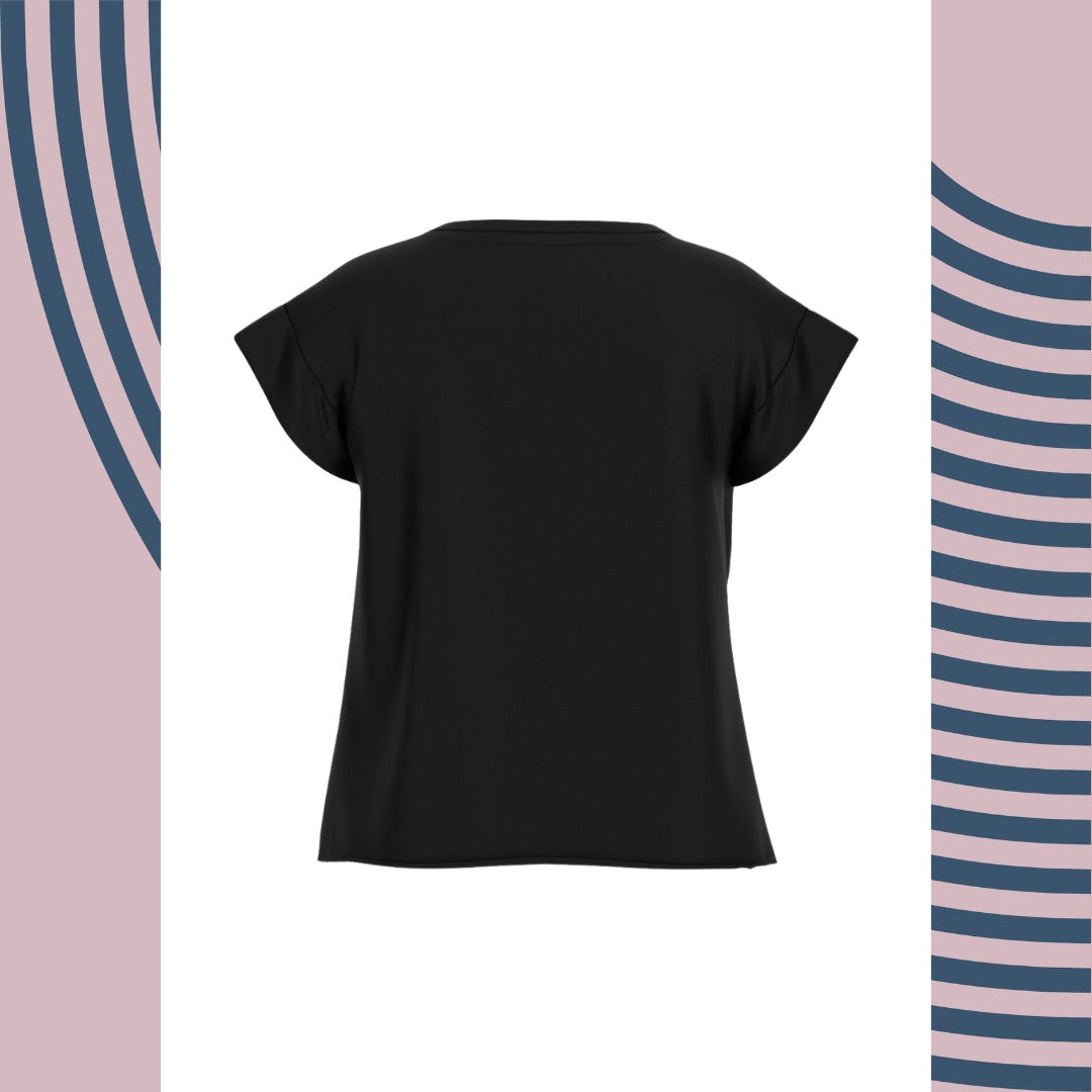 T-Shirt Cropped Logo Triangolare