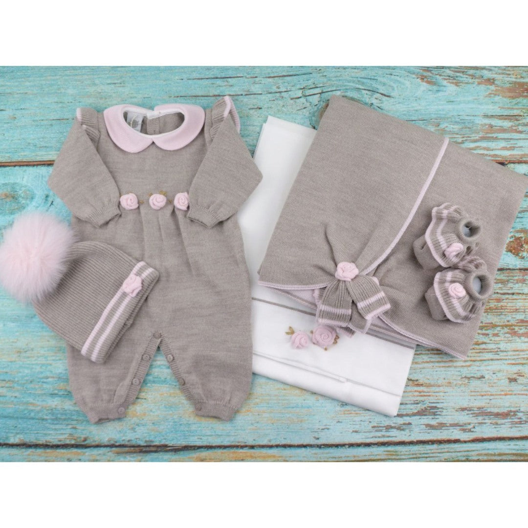Rose - Cappellino con ponpom