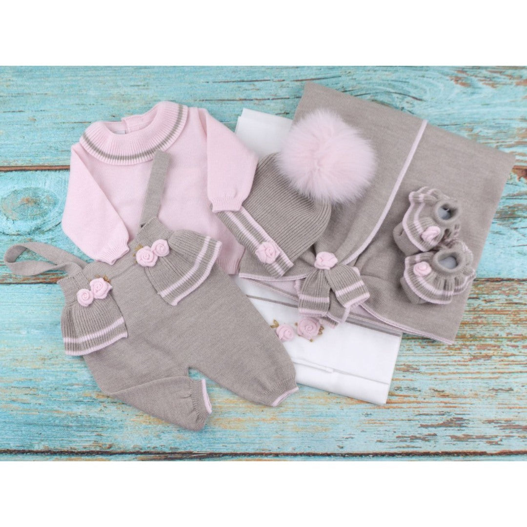 Rose - Cappellino con ponpom