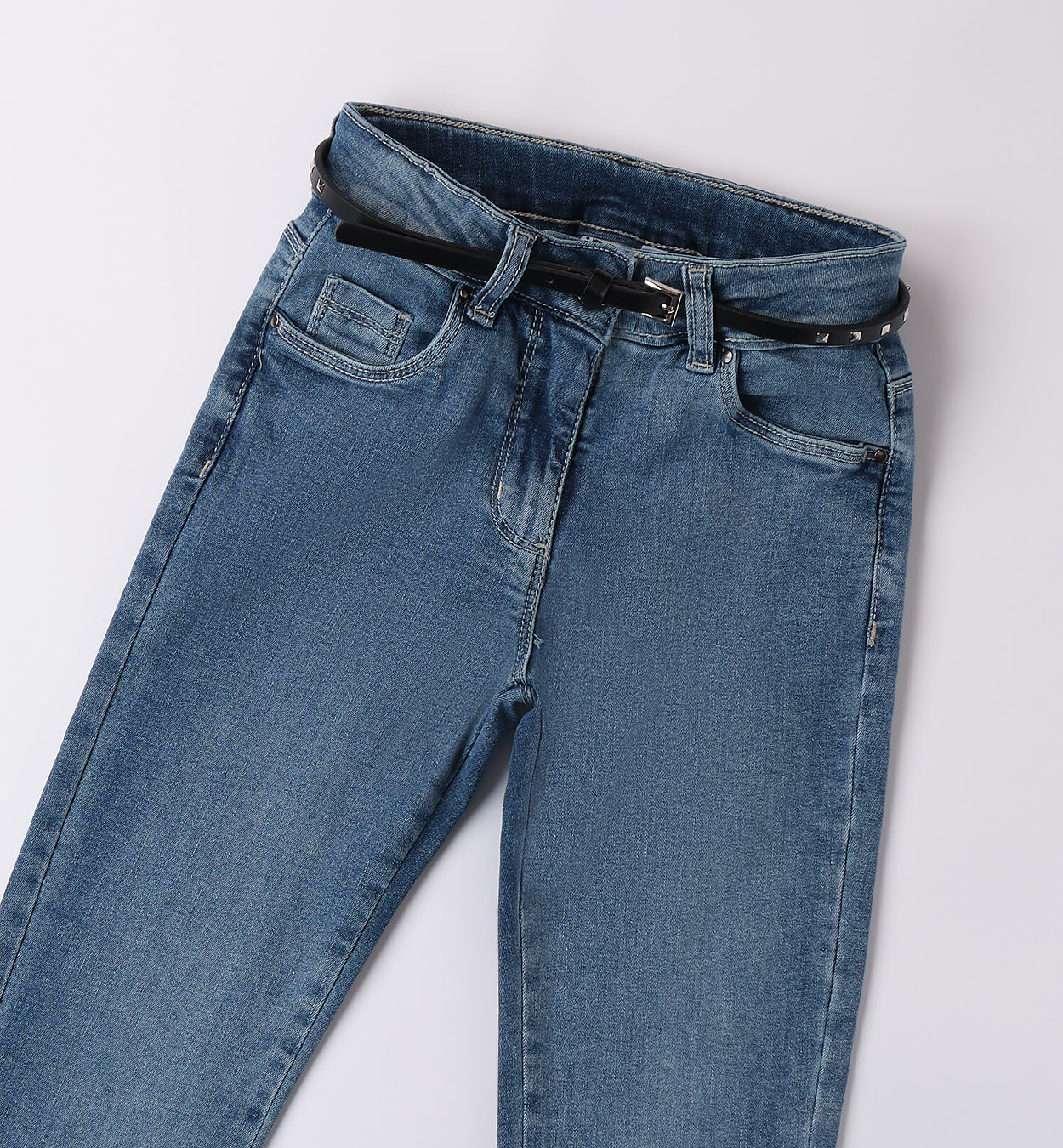 Jeans a zampa c/cintura