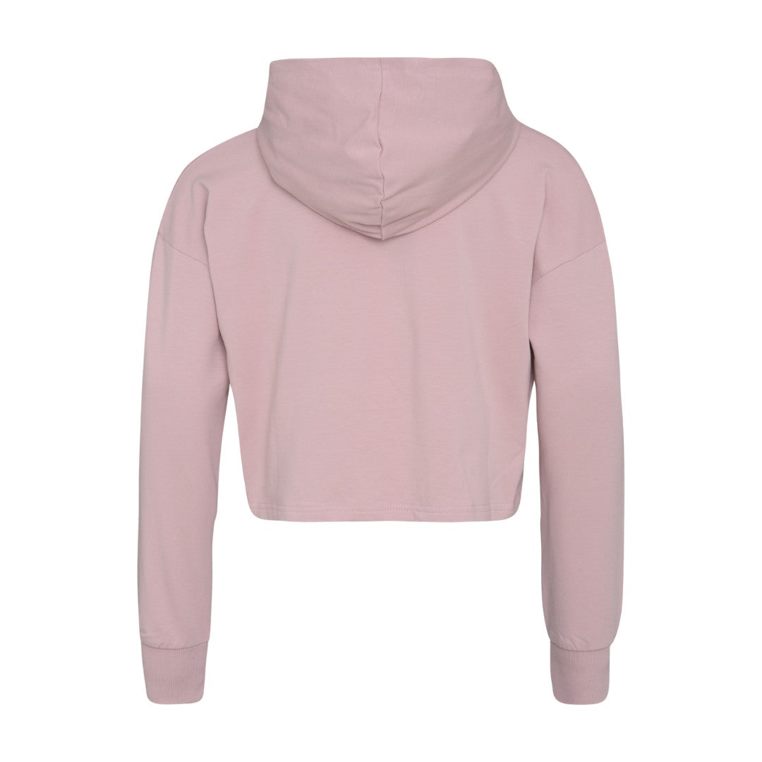 BIBERTAL- felpa cropped con cappuccio (2COLORI)