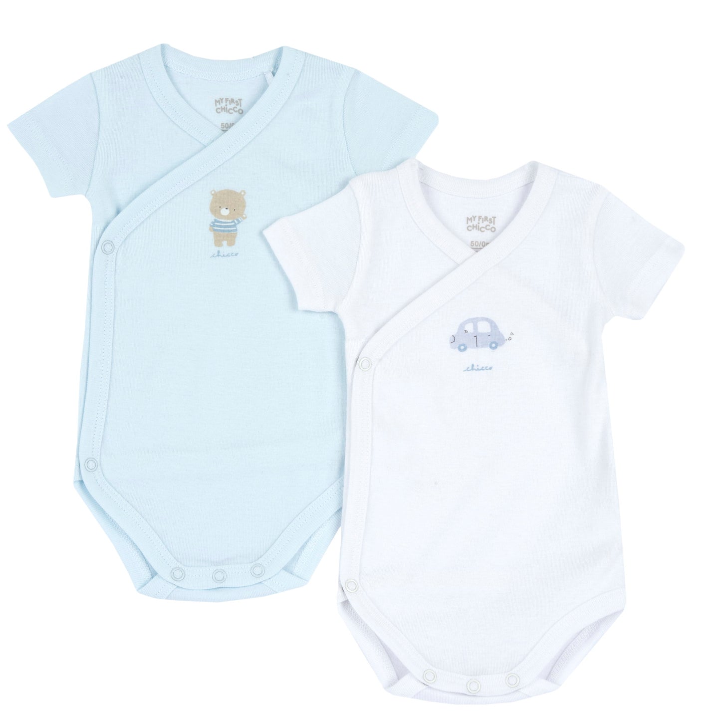 Unisex- GIOCHI DA PICCOLI - Set 2 Body M/C (VARIE FANTASIE)