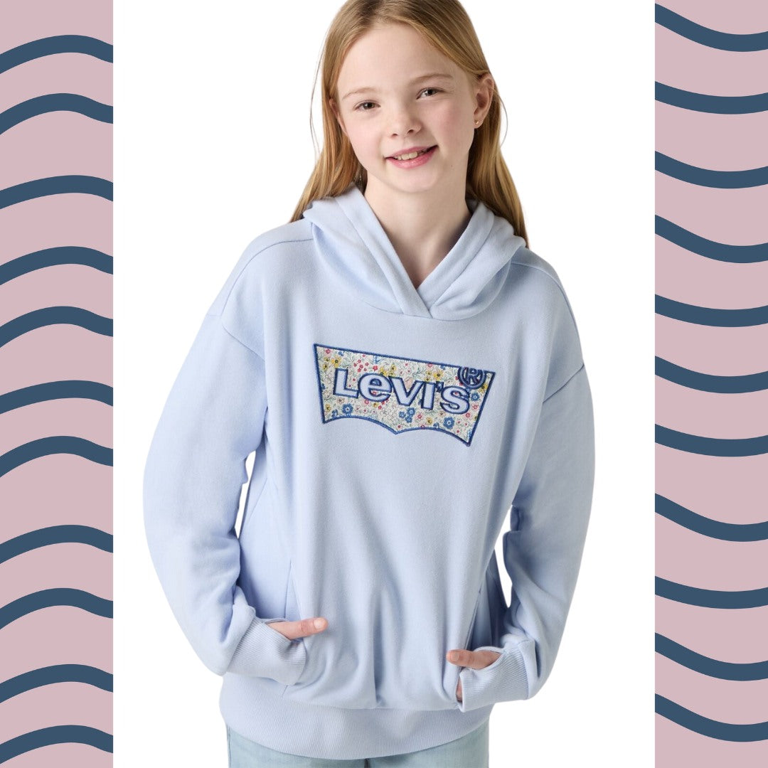 Floral - Batwing Felpa (10-16 ANNI)