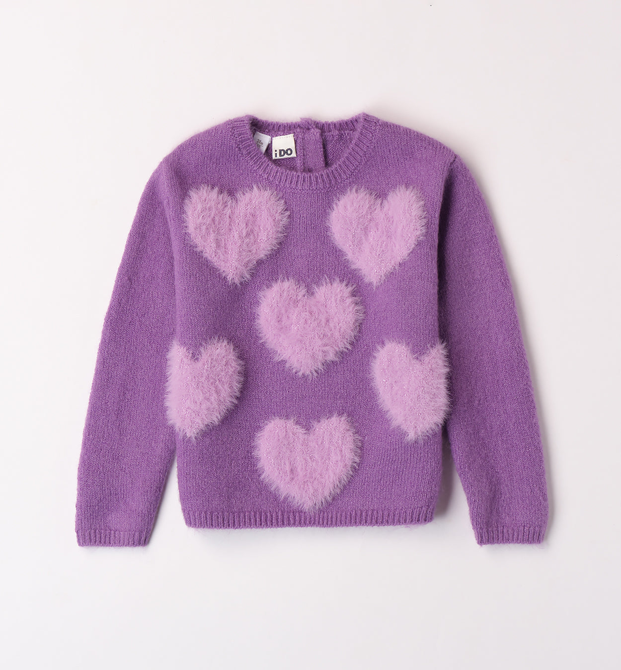 COSY LILAC - Maglioncino Cuori