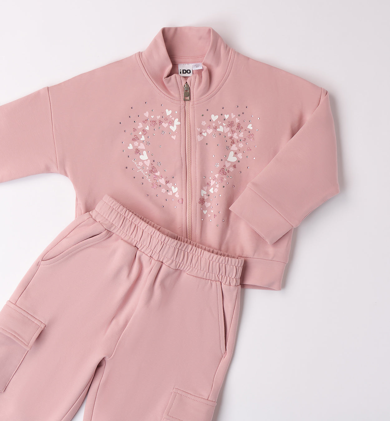 LOVELY GIRL - Tuta Felpa+Pantalone Tuta