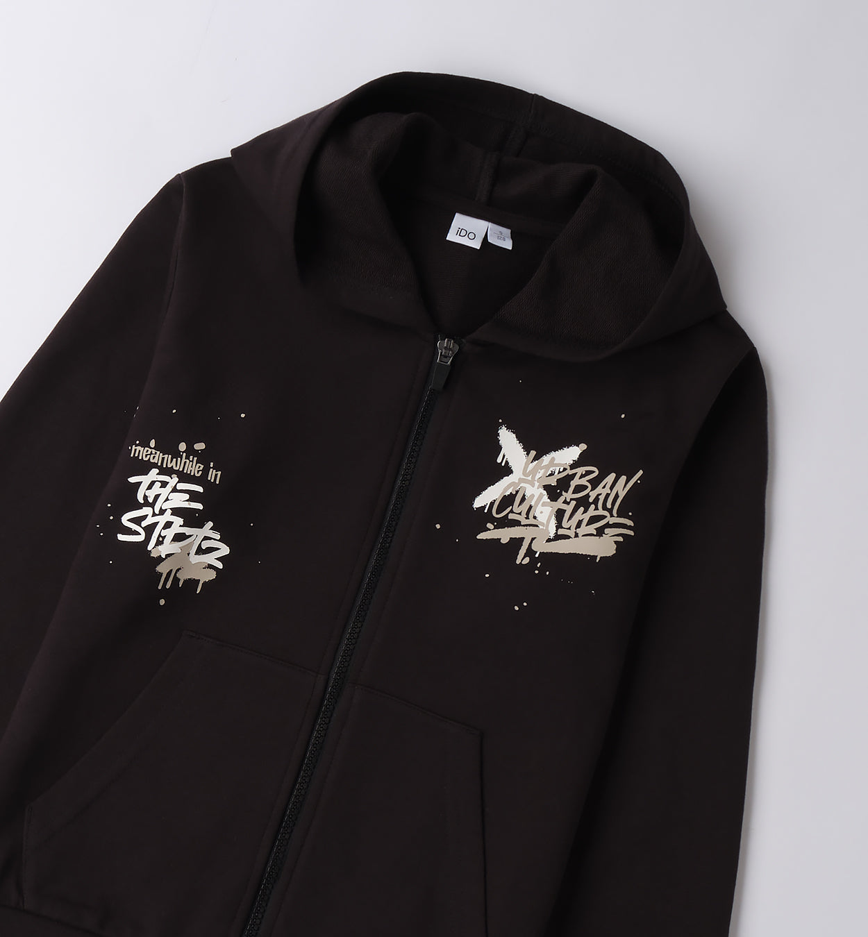 STREET VIBES - Felpa c/cappuccio e zip