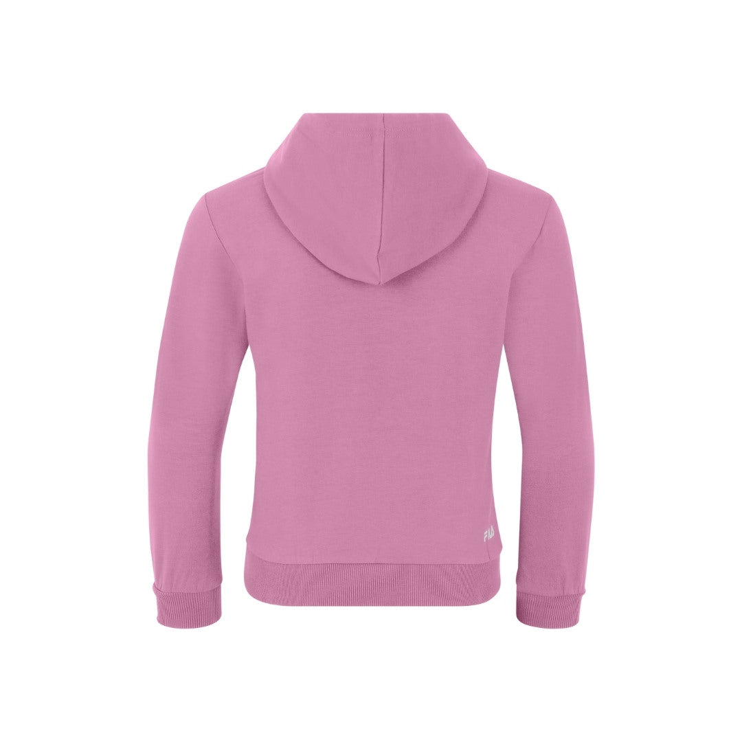 BAJONE - Felpa logo classico c/cappuccio (Moonlite Mauve)