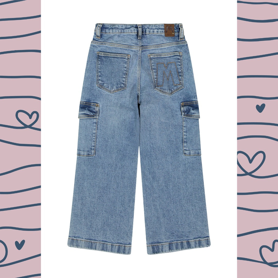 Denim Girl - Pantaloni c/tasconi