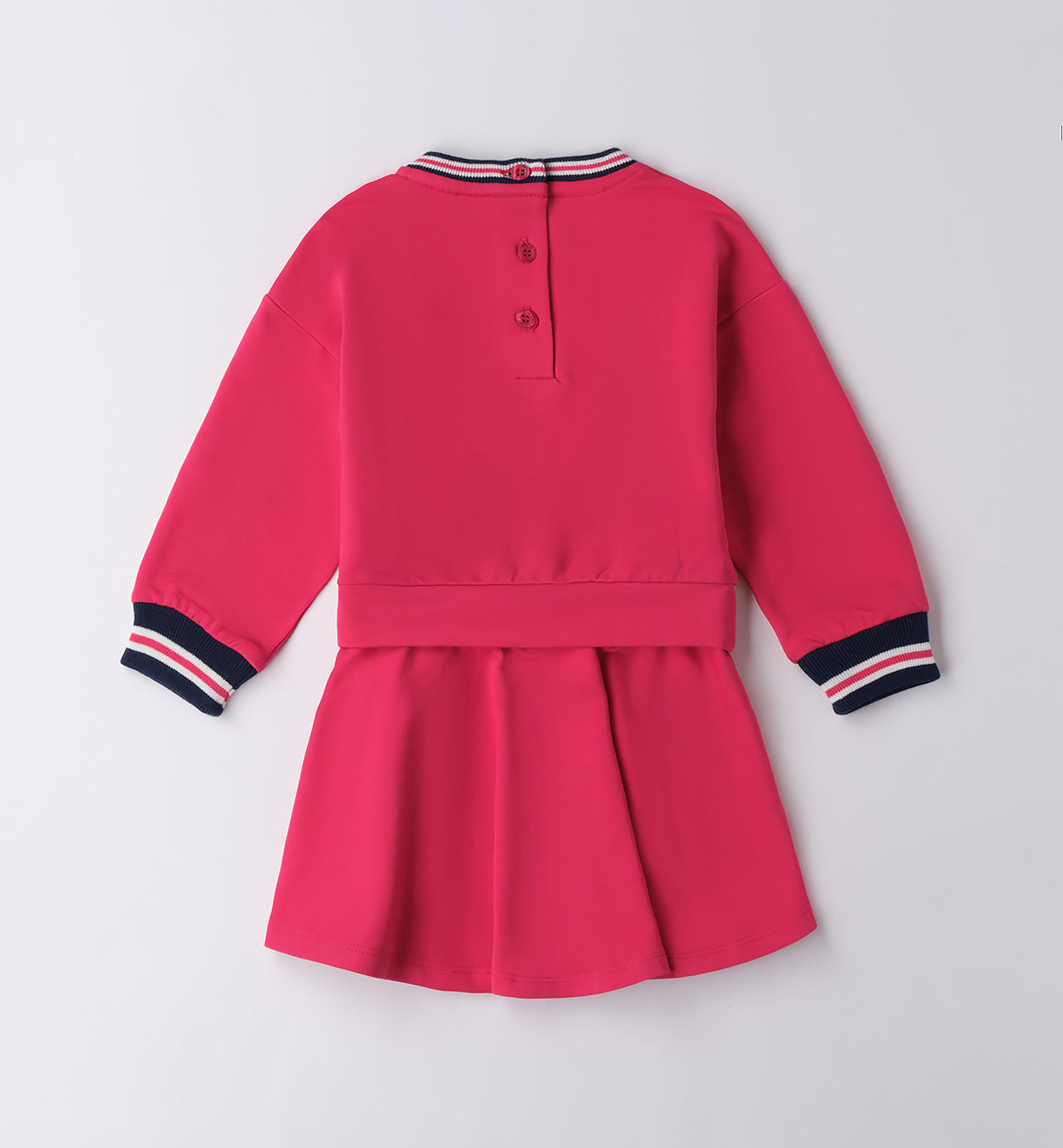 PINK MOOD - Completo Felpa +Gonna (12MESI-8 ANNI)