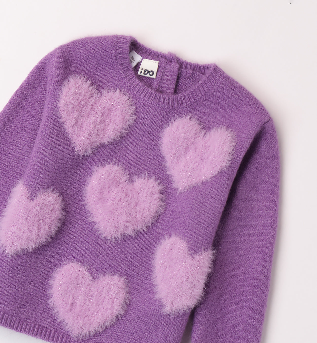 COSY LILAC - Maglioncino Cuori