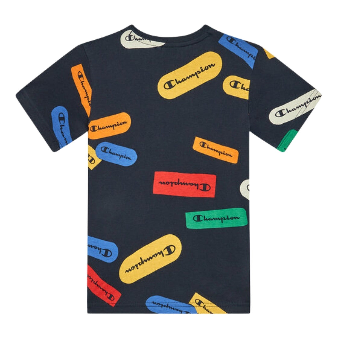 T-shirt logo grafico allover