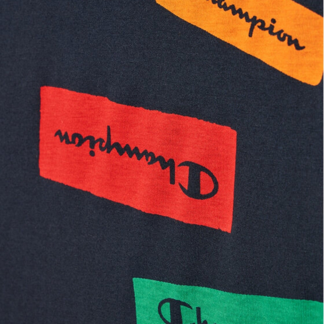 T-shirt logo grafico allover