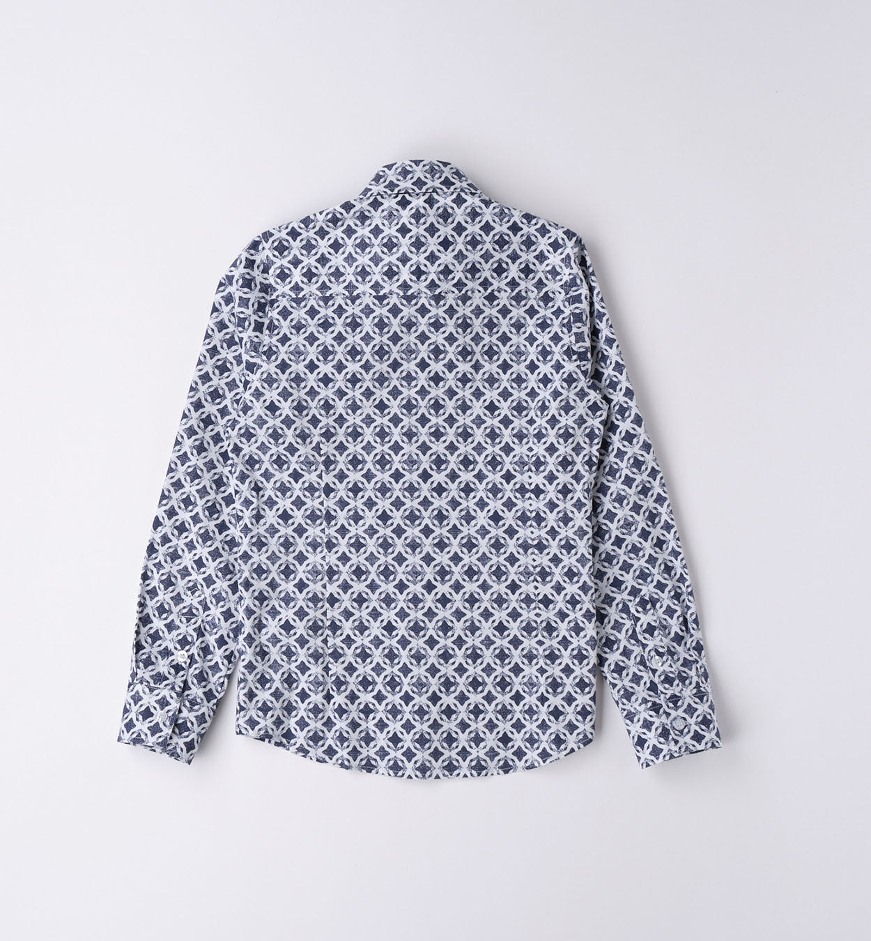 Satin e true blue - Camicia a fantasia