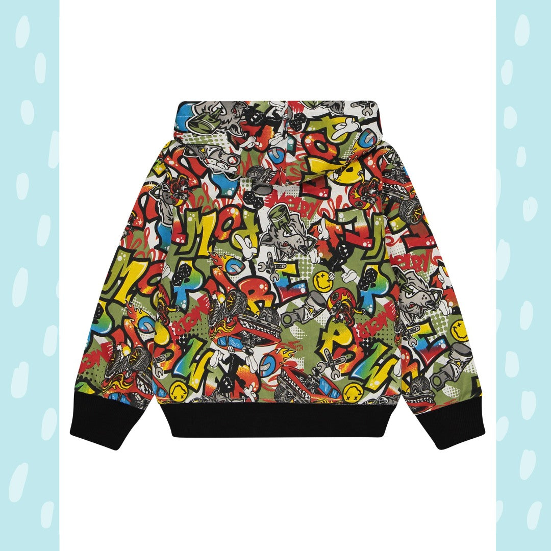 Take risk - felpa con cappuccio e zip