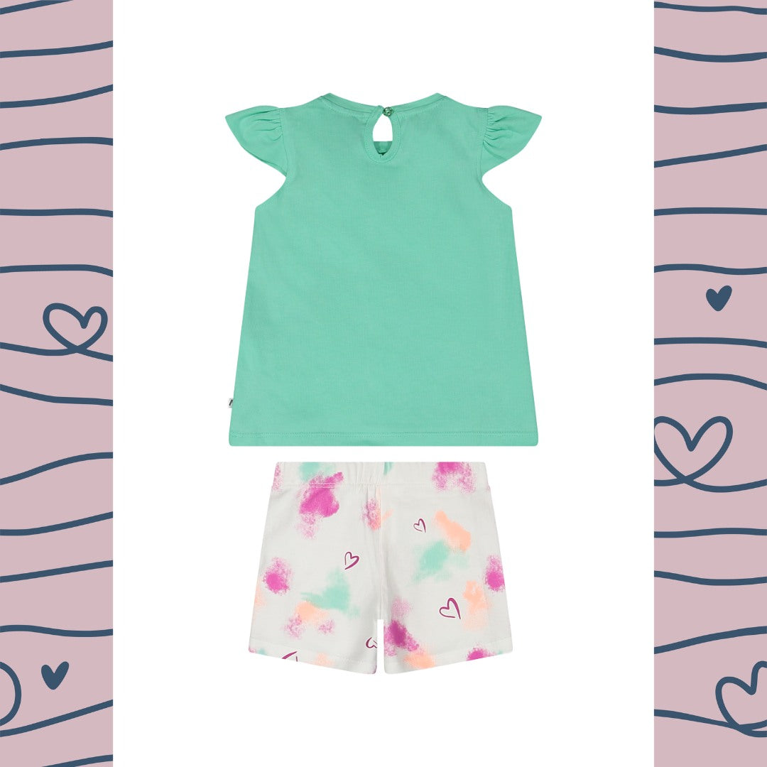 Completi Baby Girl - I Love Rome - Completo T-Shirt e Pantaloncino