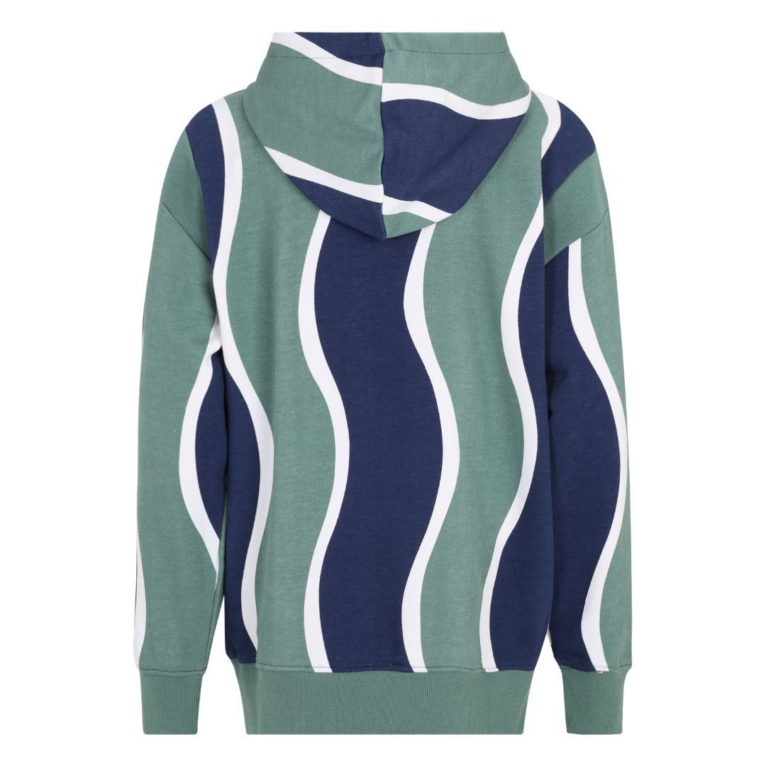 TECHENTIN AOP - felpa con cappuccio oversized