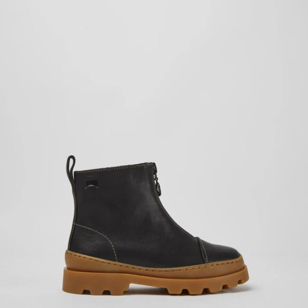 Stivaletto nero con cerniera -Brutus kids