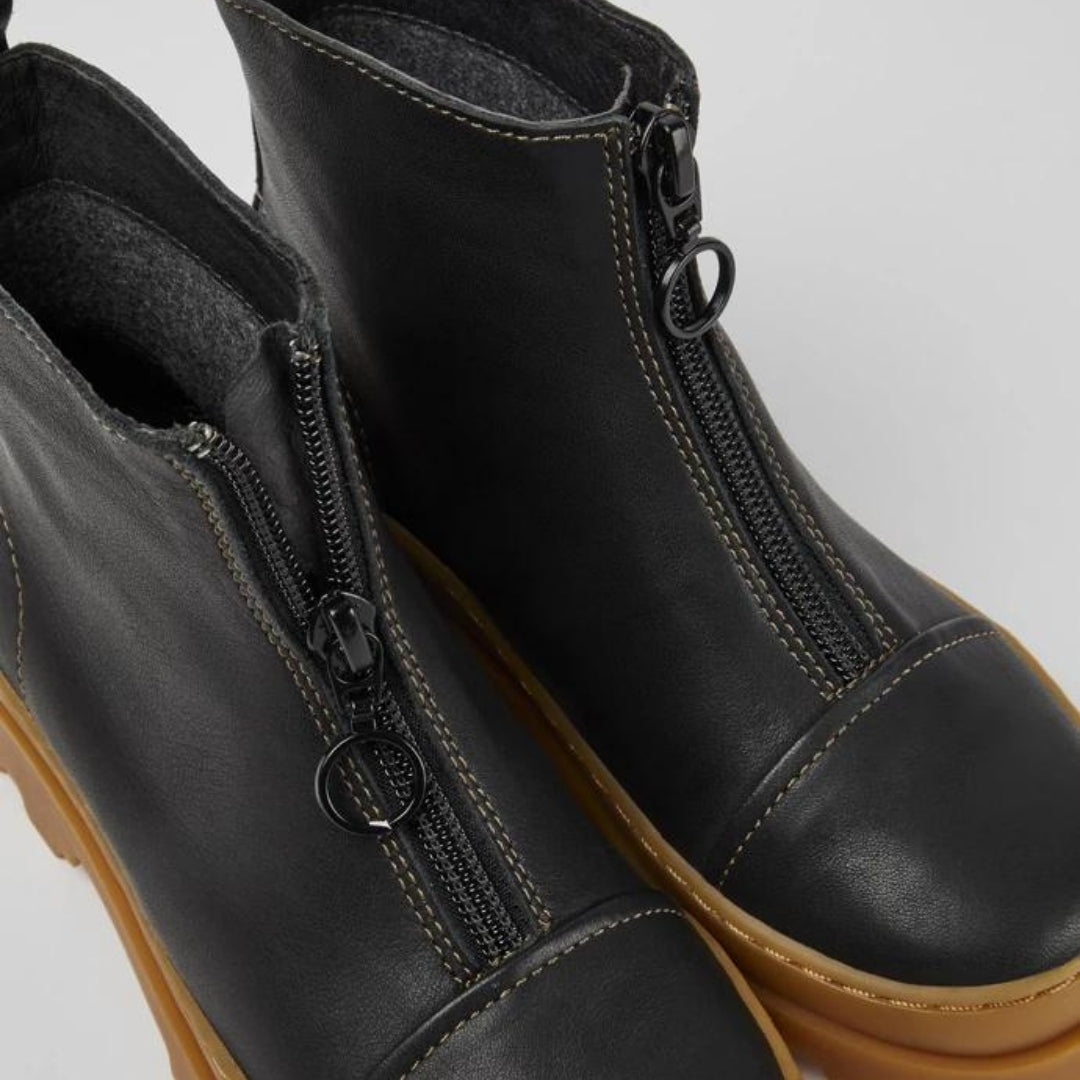 Stivaletto nero con cerniera -Brutus kids