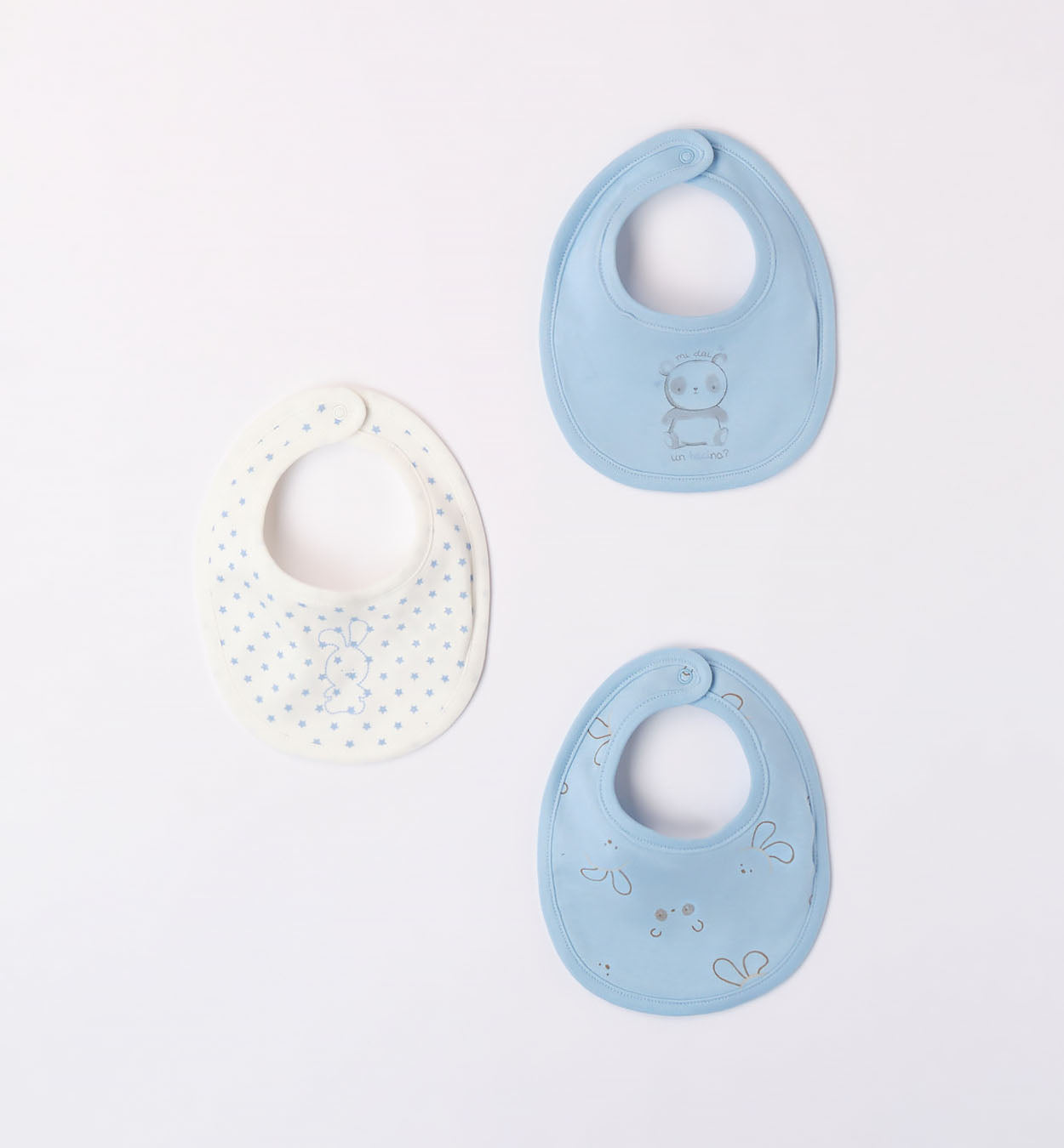 Unisex - Kit 3 bavette (3 COLORI)