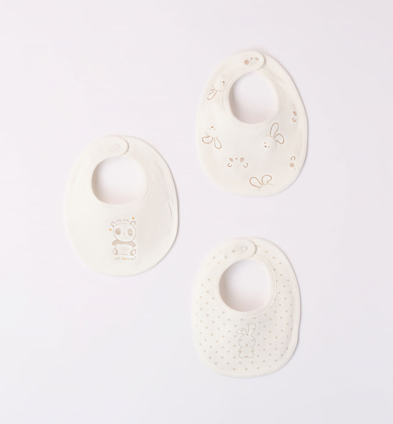 Unisex - Kit 3 bavette (3 COLORI)