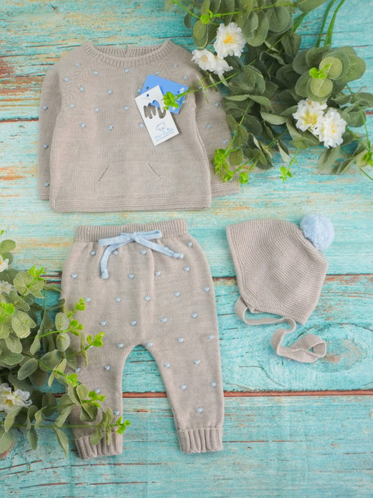 DOTS-NUT - Completino + cappellino c/pon pon