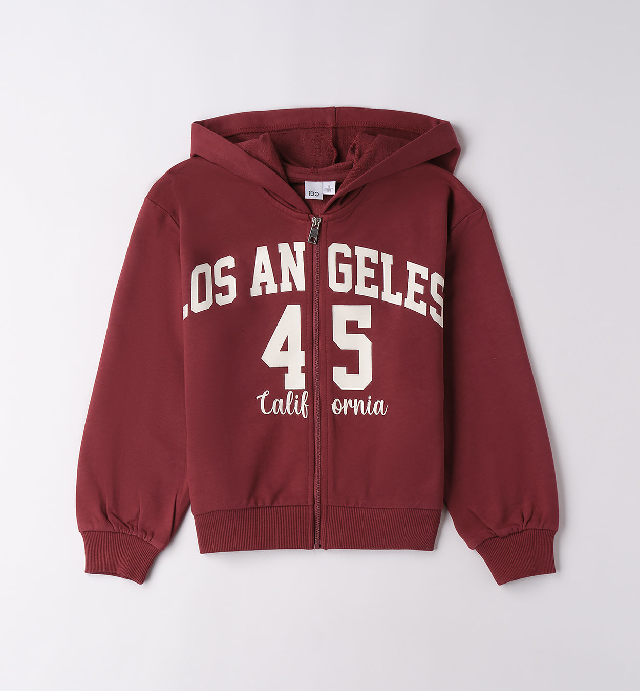 WEST COAST - Felpa c/cappuccio e zip