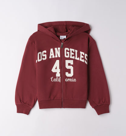 WEST COAST - Felpa c/cappuccio e zip
