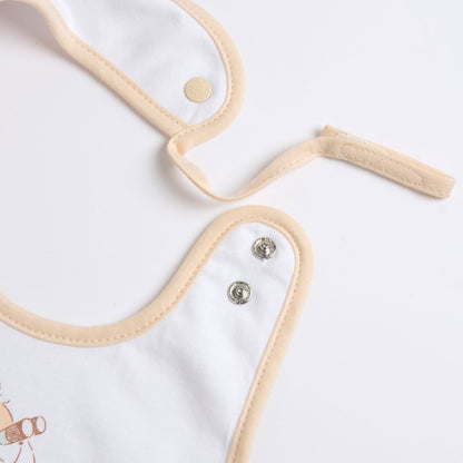 HELLO BABY - Bavetta con laccetto porta ciuccio (3 COLORI)