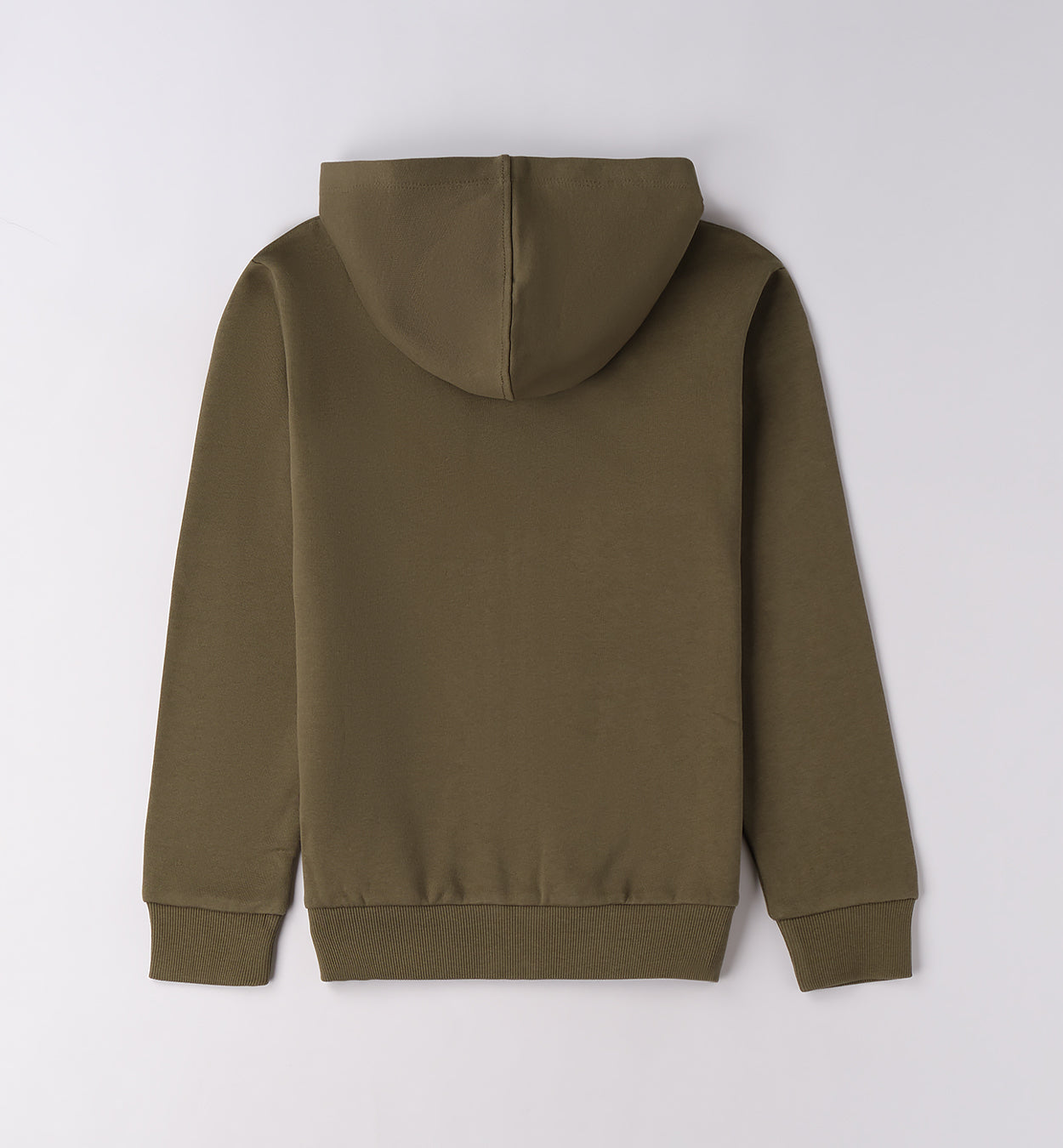 Felpa c/cappuccio e zip