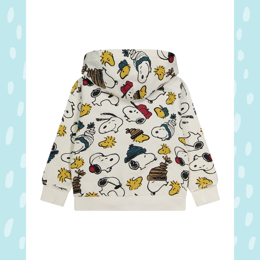 Snoopy boy - Felpa con cappuccio e zip