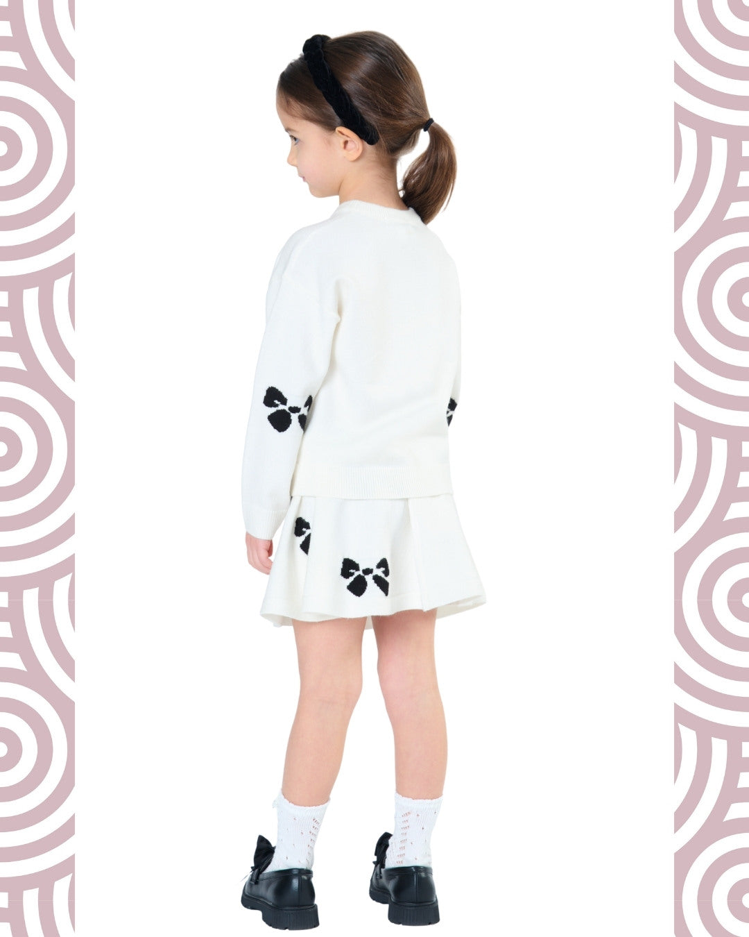 NERO - Maglione c/fiocchi
