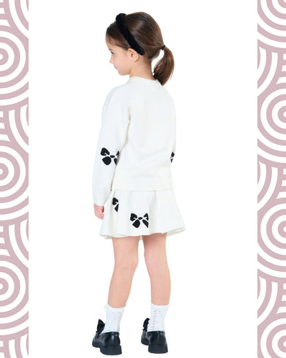 NERO - Maglione c/fiocchi