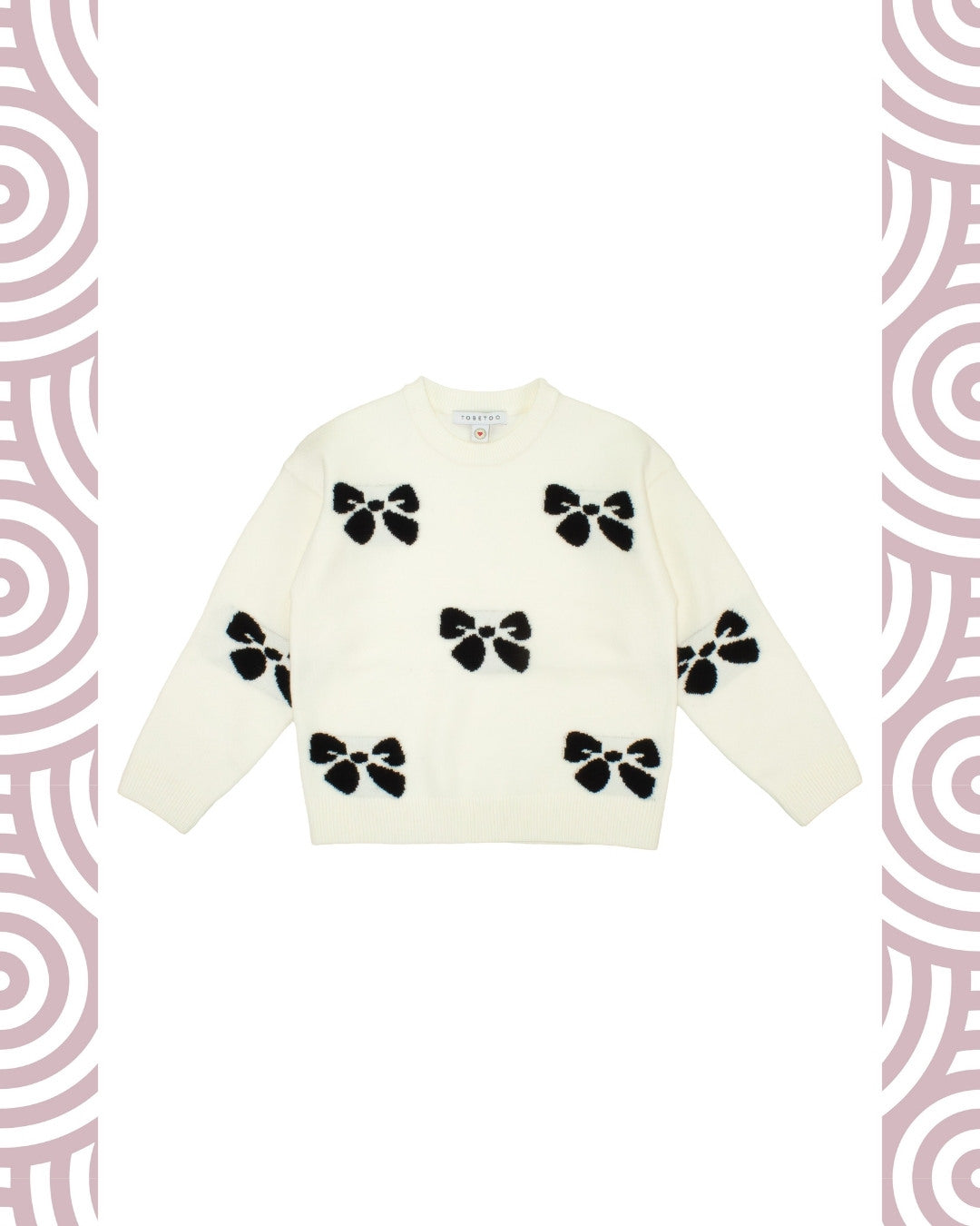 NERO - Maglione c/fiocchi