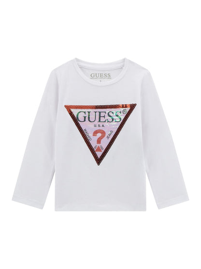 Maglietta Logo Triangolare Pailettes (2 COLORI)