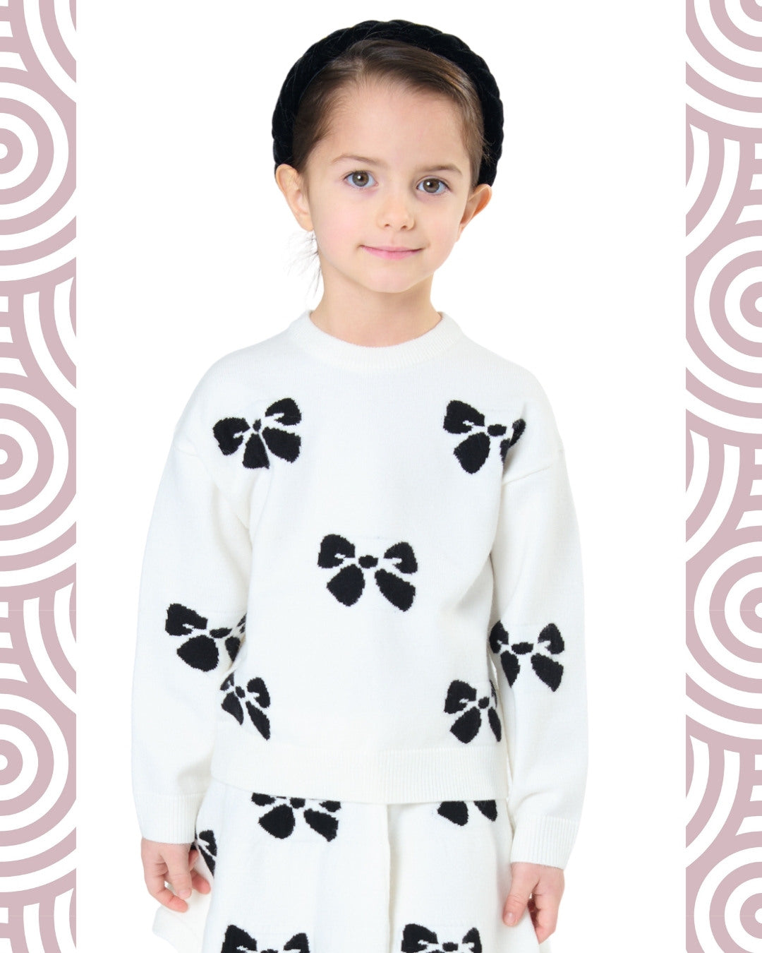 NERO - Maglione c/fiocchi