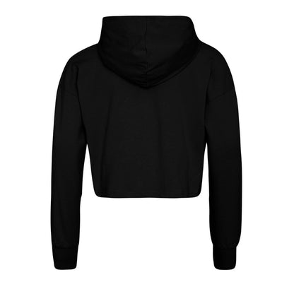 BIBERTAL- felpa cropped con cappuccio (2COLORI)