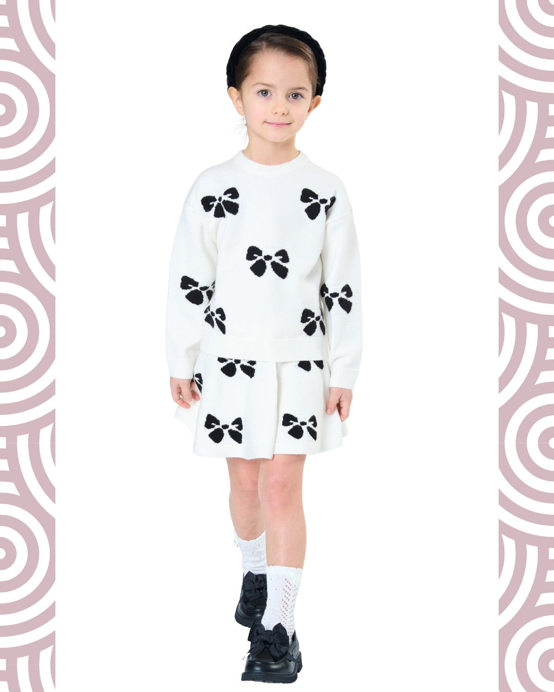 NERO - Maglione c/fiocchi