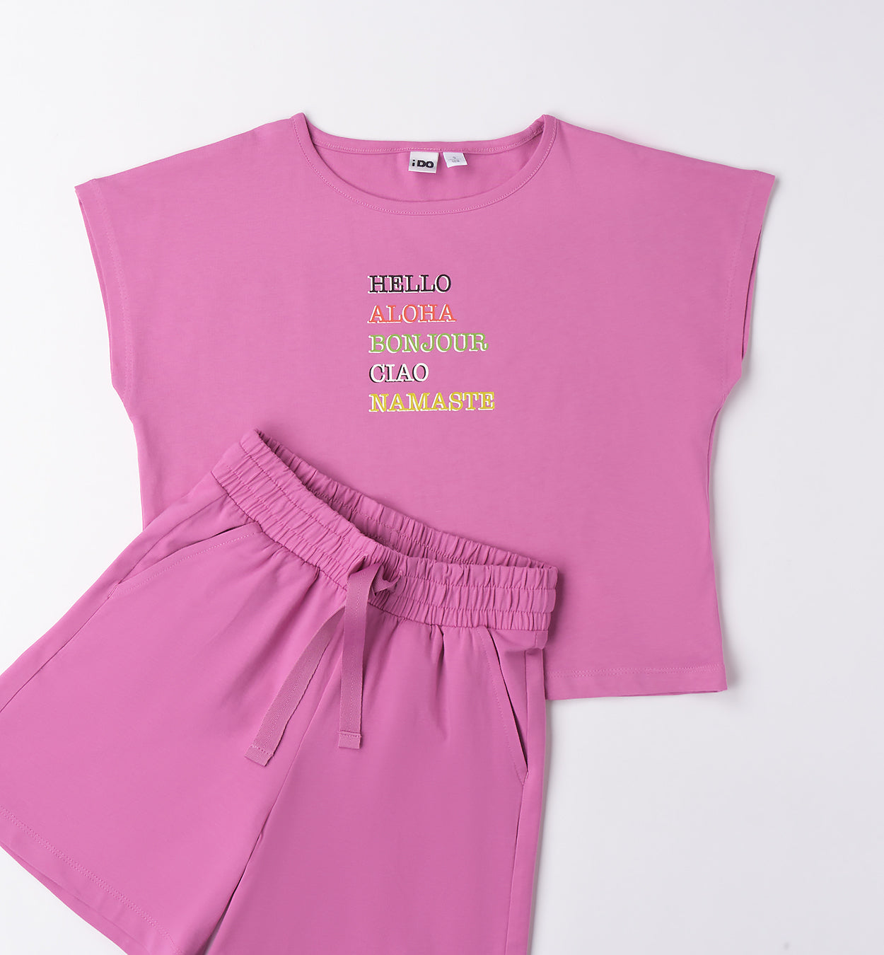 FLOWERS - Completo T-Shirt+Pantaloncino