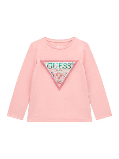 Maglietta Logo Triangolare Pailettes (2 COLORI)