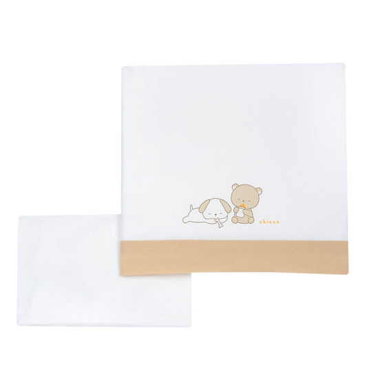 CUCCIOLO - Set 2pz Lenzuola
