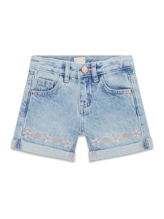 Shorts Denim c/ricamo