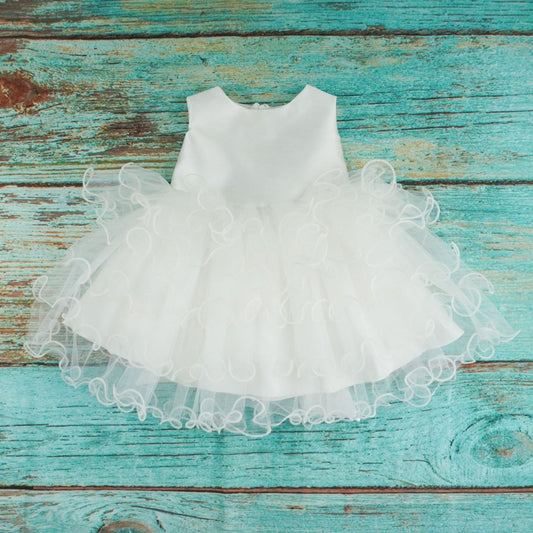 Abito c/cinta in tulle