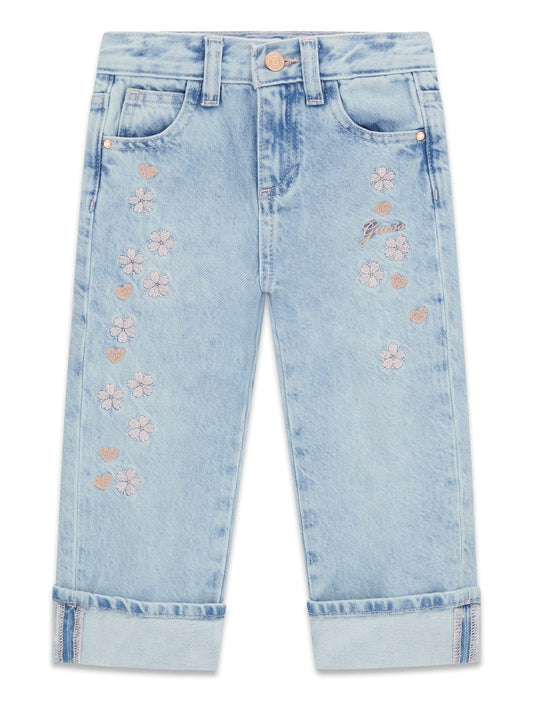 Jeans a Palazzo c/ricamo