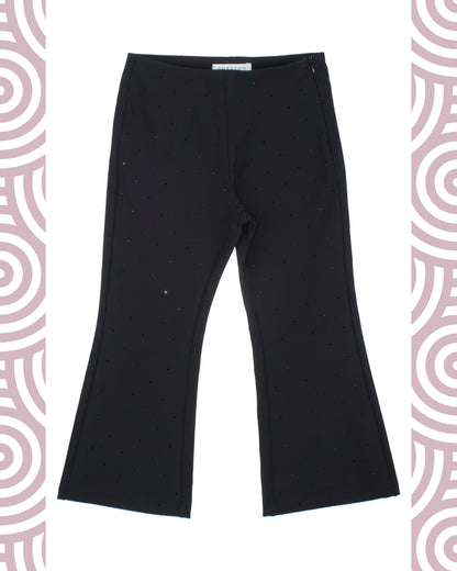 NERO - Pantalone c/strass