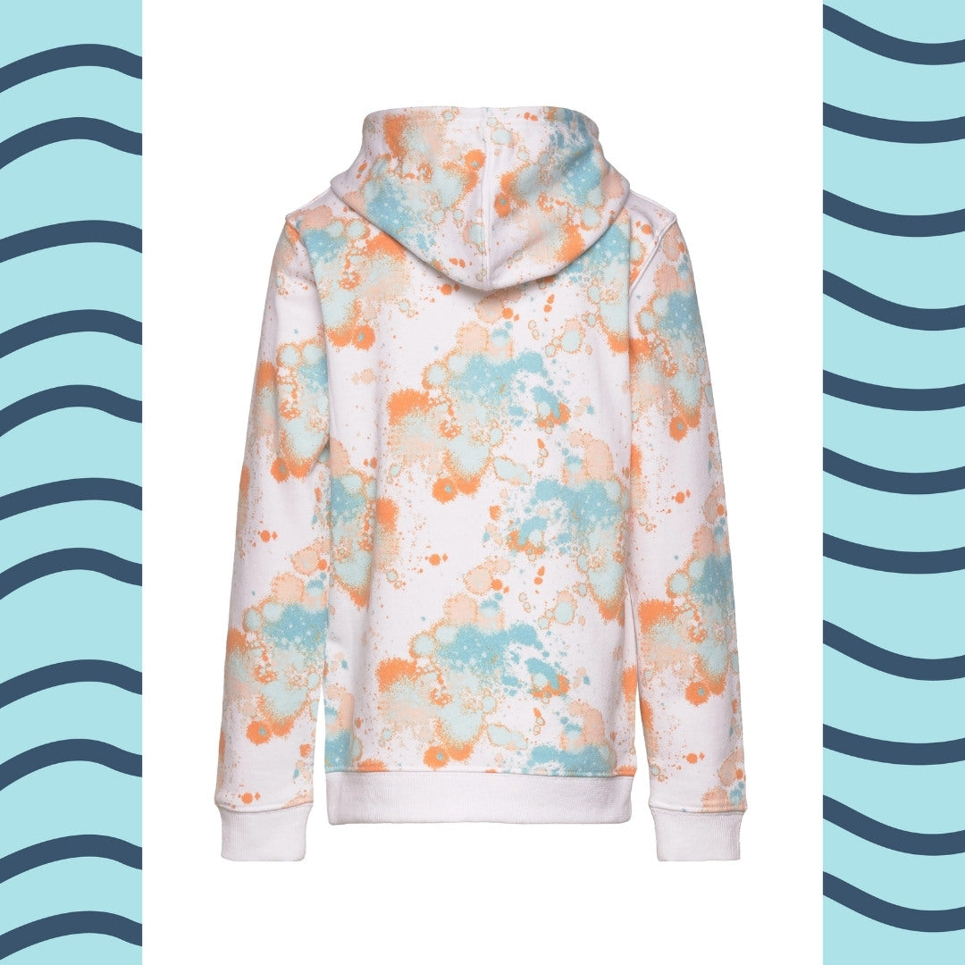 Vintage Surf e Sport - Splatter Print Felpa c/cappuccio (2-8 ANNI)