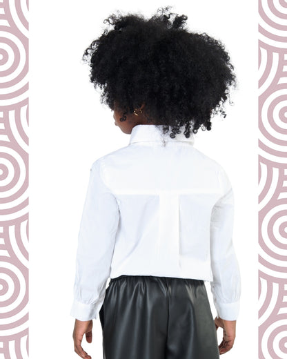 NERO - Camicia c/strass