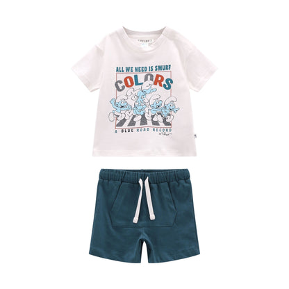 COMPLETI BABY BOY - Completo Puffi
