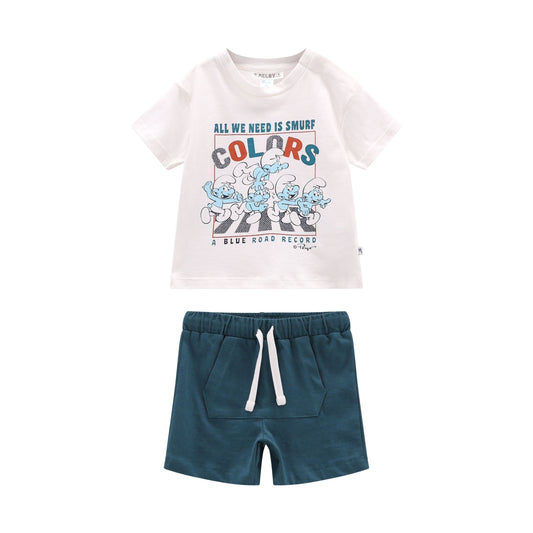COMPLETI BABY BOY - Completo Puffi