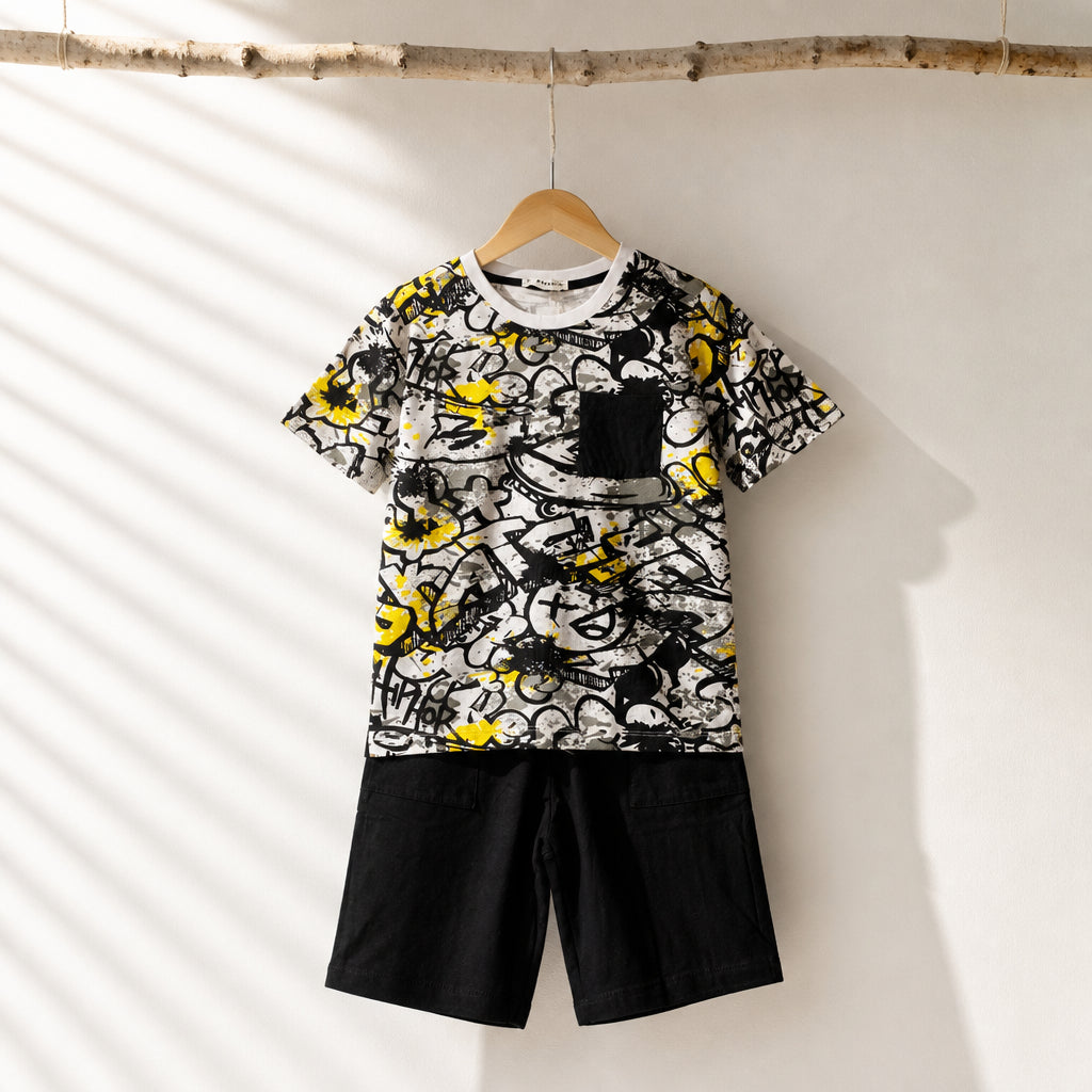 Completo t-shirt e pantaloncino
